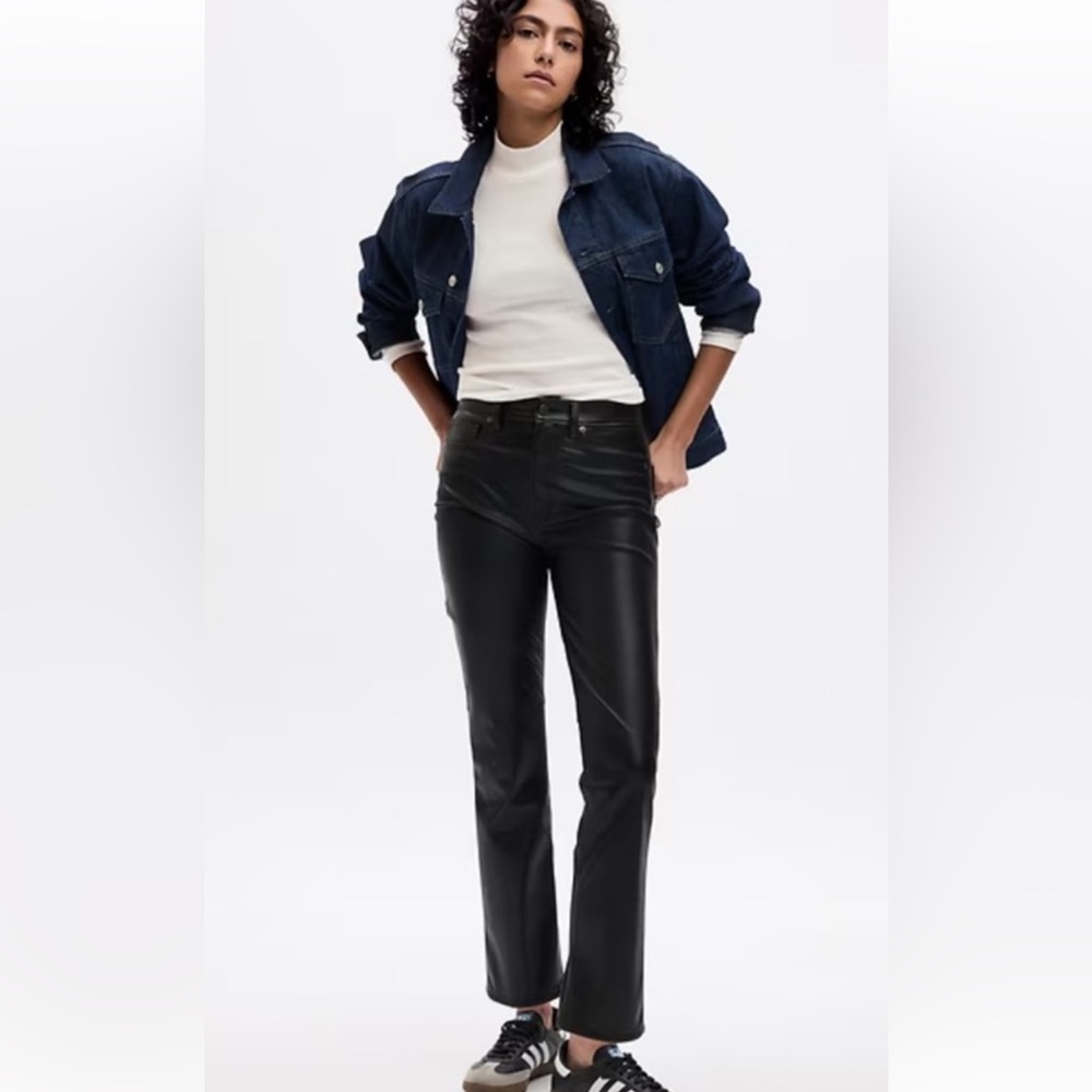 GAP NWT Vintage Slim HR Vegan Leather Pant